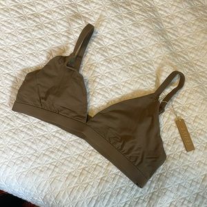 SKIMS Fits Everybody triangle bralette , size large